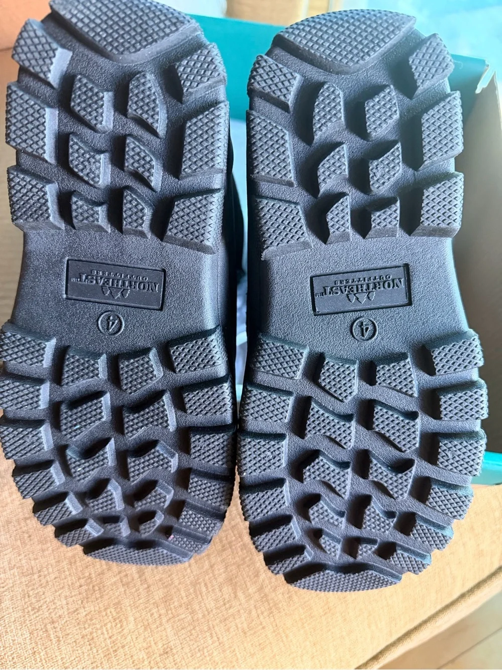 NEW Kids 4 Black Winter Snow Boots